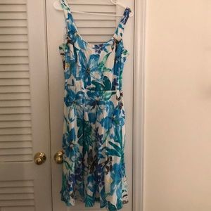 Ralph Lauren Blue Floral Dress